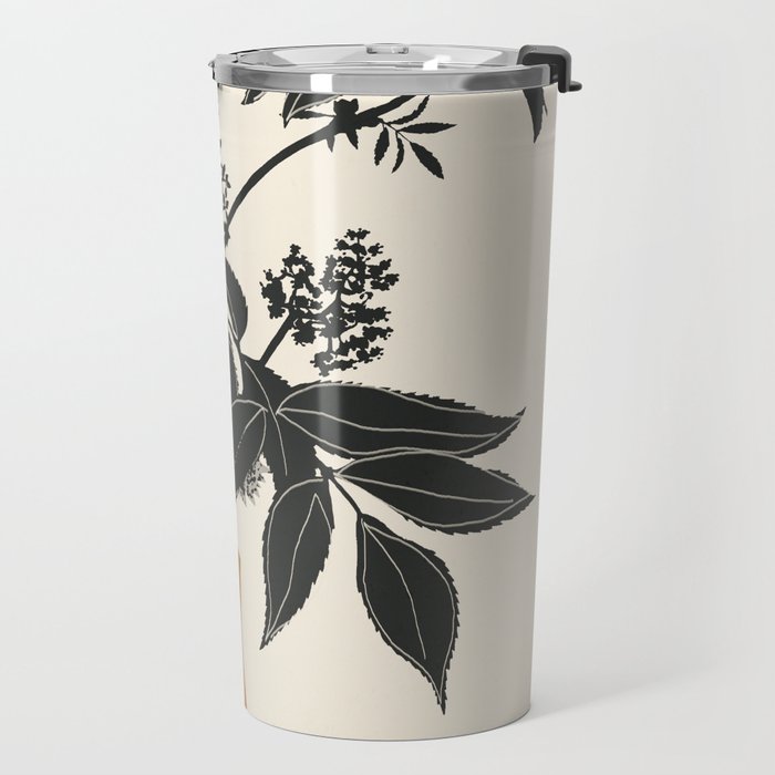 Minimal Abstract Art Vase Plant Travel Mug Gallery Image 2