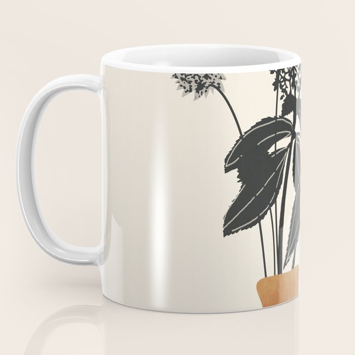 Minimal Abstract Art Vase Plant Coffee Mug Gallery Image 3