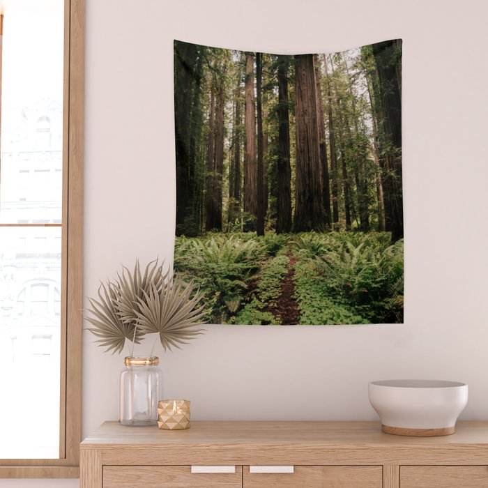 Redwood Trail Wall Tapestry Gallery Image 2