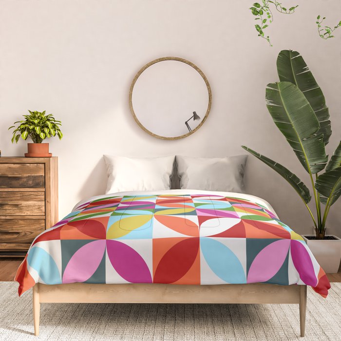 Colorful Retro Pattern Comforter Gallery Image 3