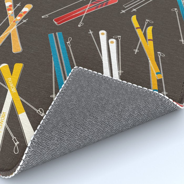 Ski Fun: Vintage Style  Rug Gallery Image 4
