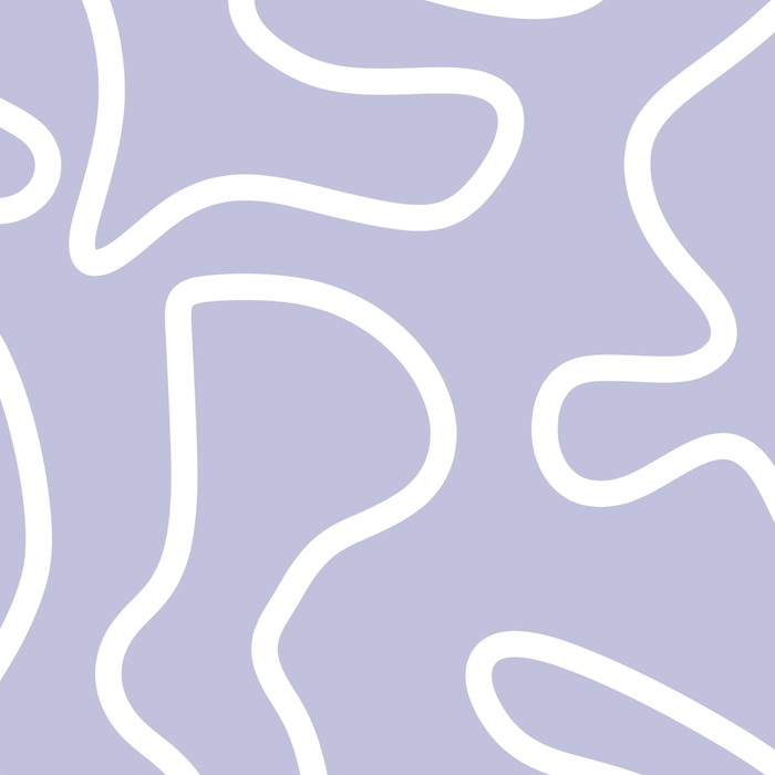 Squiggle Maze Minimalist Abstract Pattern in Light Pastel Periwinkle Purple Coffee Mug Gallery Image 2