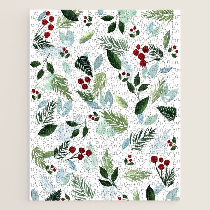 Blue Christmas Jigsaw Puzzle Gallery Image 1