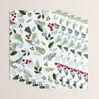 Blue Christmas Wrapping Paper Gallery Image 3