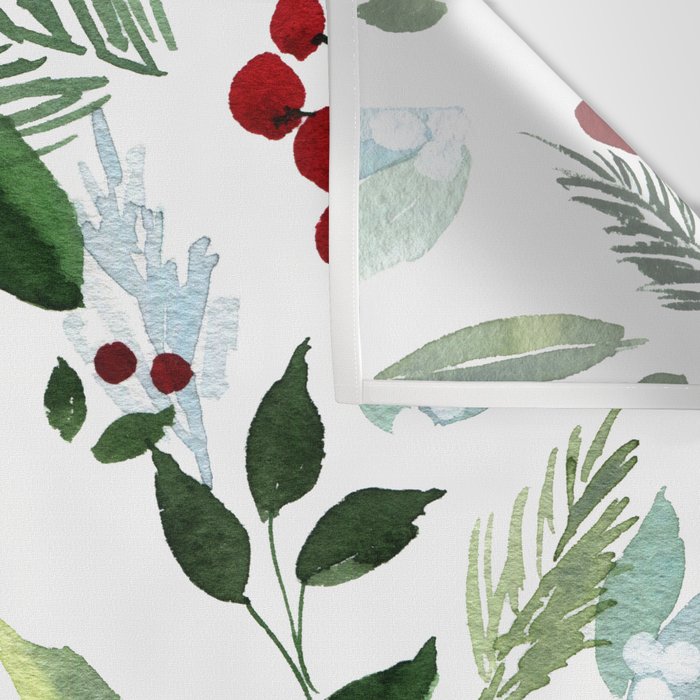 Blue Christmas Wall Tapestry Gallery Image 3