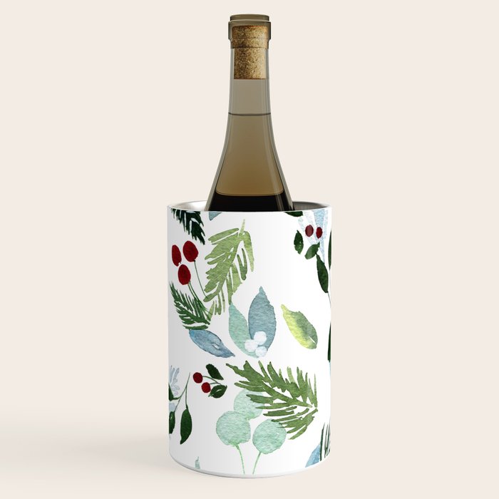 Blue Christmas Wine Chiller Gallery Image 1