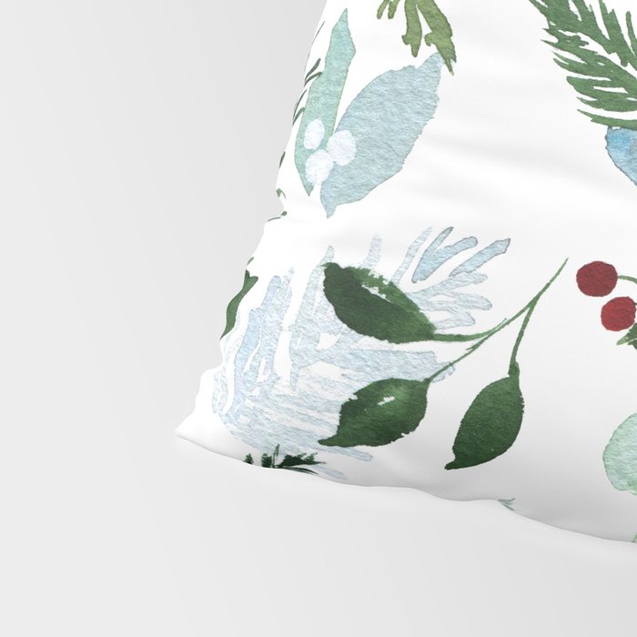 Blue Christmas Pillow Sham Gallery Image 4