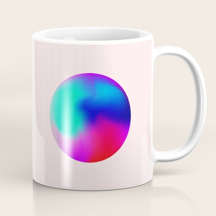 Pink And Purple Gradient Sphere Coffee Mug Gallery Image 1