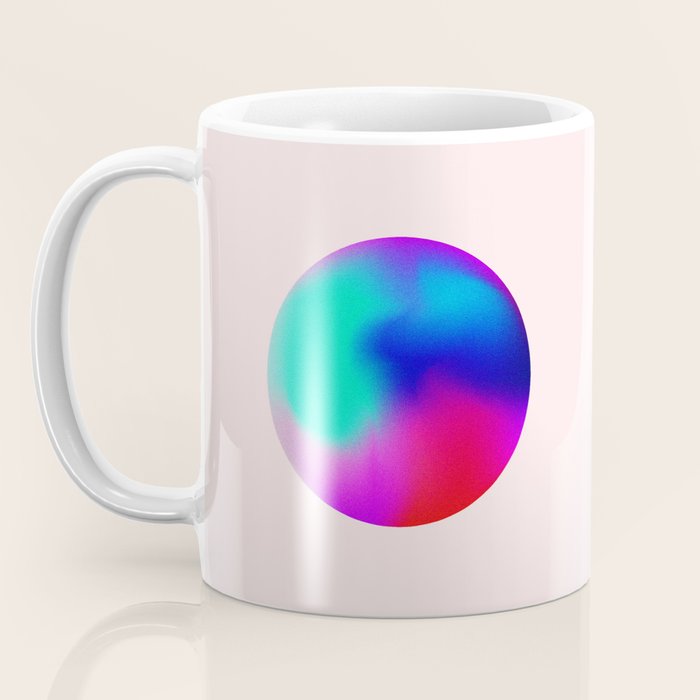 Pink And Purple Gradient Sphere Coffee Mug Gallery Image 3