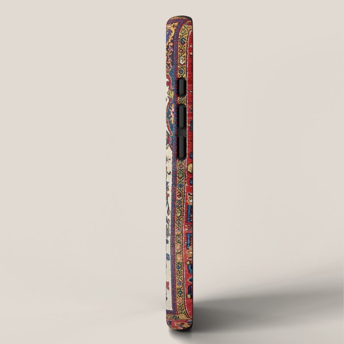 Bakhtiari Khan Central Persian Carpet Print iPhone Case Gallery Image 2