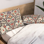 Bakhtiari Khan Central Persian Carpet Print Pillow Sham Gallery Image 2