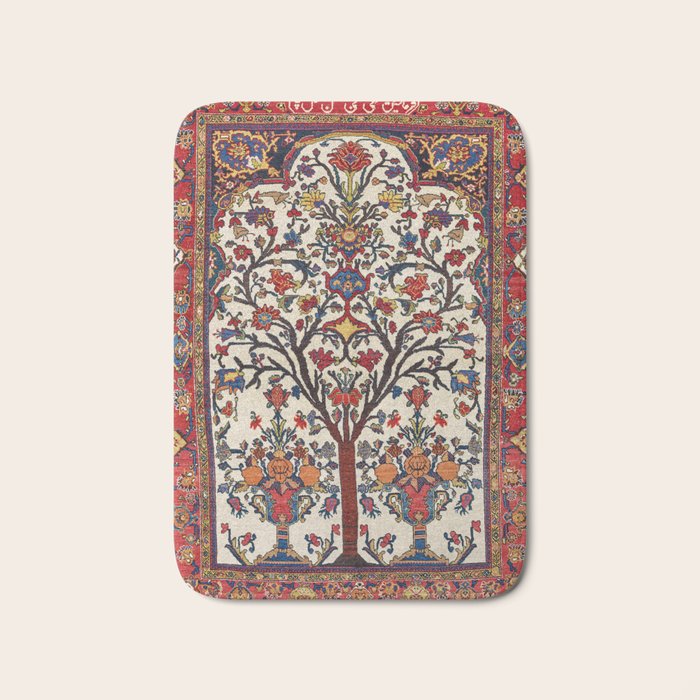Bakhtiari Khan Central Persian Carpet Print Bath Mat Gallery Image 1