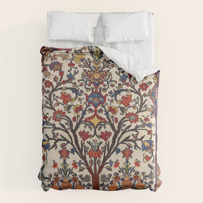 Bakhtiari Khan Central Persian Carpet Print Duvet Cover Gallery Image 6