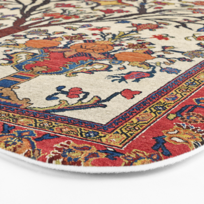 Bakhtiari Khan Central Persian Carpet Print Bath Mat Gallery Image 3