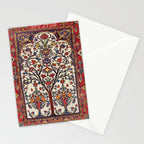 Bakhtiari Khan Central Persian Carpet Print Stationery Card Gallery Image 2