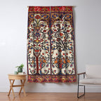 Bakhtiari Khan Central Persian Carpet Print Window Curtain Gallery Image 5