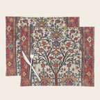 Bakhtiari Khan Central Persian Carpet Print Placemat Gallery Image 1