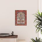 Bakhtiari Khan Central Persian Carpet Print Poster Gallery Image 2