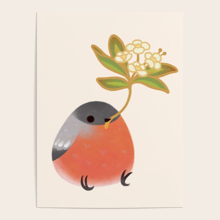 Eurasian bullfinch 2 Poster Gallery Image 1