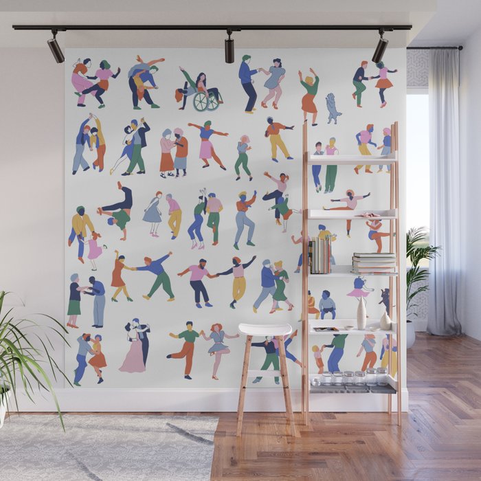 The Evolution of Dance Wall Mural Gallery Image 1
