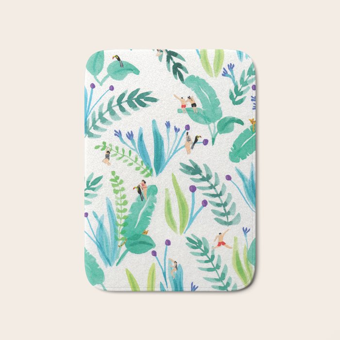 Toucan jungle Bath Mat Gallery Image 1