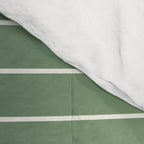 Ombre Arch XIV Green Gradient Modern Geometric Lines Comforter Gallery Image 4