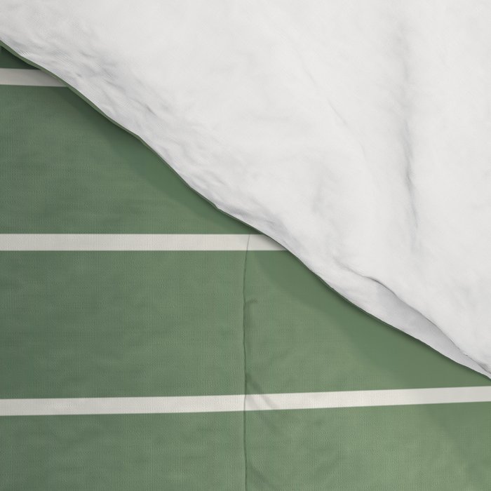 Ombre Arch XIV Green Gradient Modern Geometric Lines Comforter Gallery Image 4