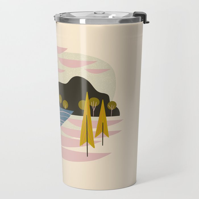 Alpine Forest Landscape Travel Mug Gallery Image 2