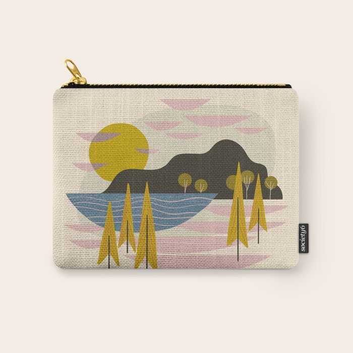 Alpine Forest Landscape Carry All Pouch Gallery Image 1