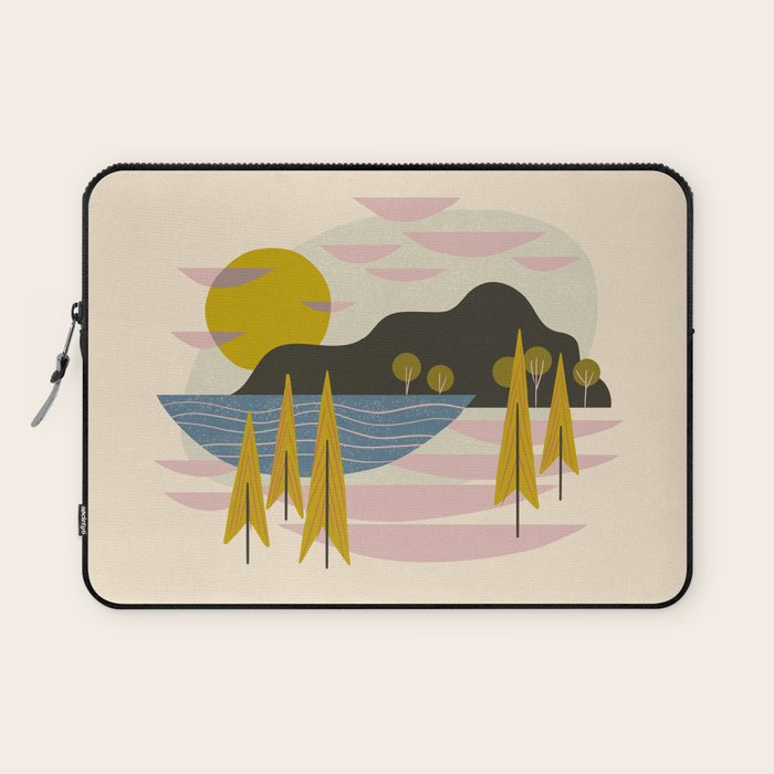 Alpine Forest Landscape Laptop Sleeve Gallery Image 1