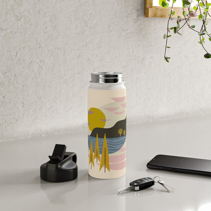 Alpine Forest Landscape Water Bottle Gallery Image 4