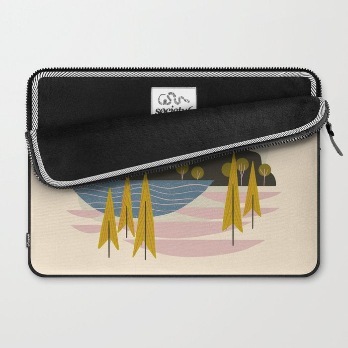 Alpine Forest Landscape Laptop Sleeve Gallery Image 2