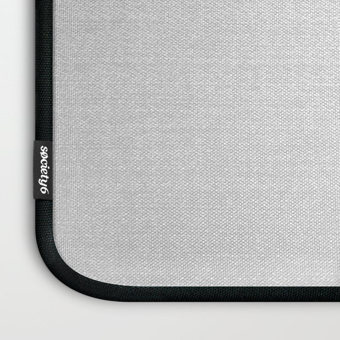 Rabbit - Black & White Laptop Sleeve Gallery Image 3