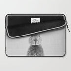 Rabbit - Black & White Laptop Sleeve Gallery Image 2