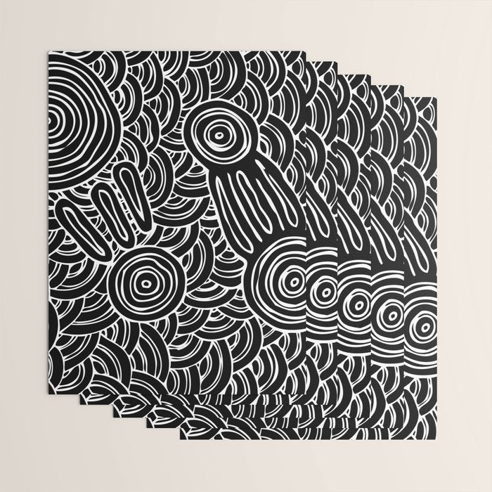 Aboriginal Art Authentic - Meeting Places Wrapping Paper Gallery Image 3