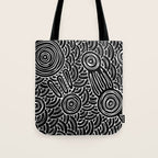 Aboriginal Art Authentic - Meeting Places Tote Bag Gallery Image 1