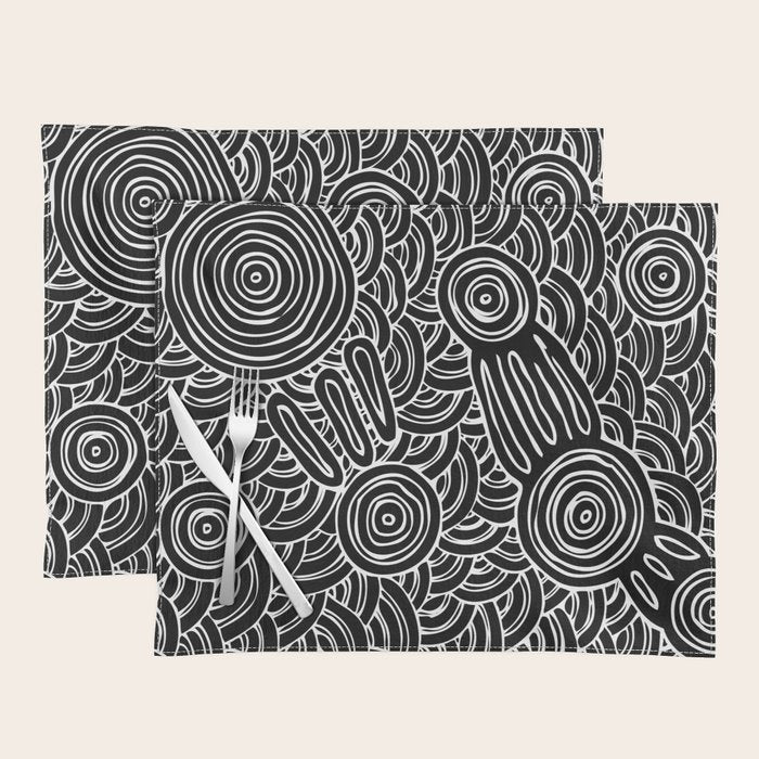 Aboriginal Art Authentic - Meeting Places Placemat Gallery Image 1