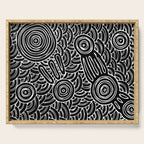 Aboriginal Art Authentic - Meeting Places Serving Tray Gallery Image 1