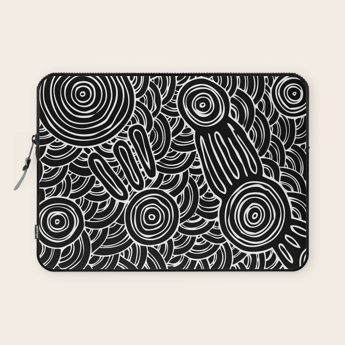 Aboriginal Art Authentic - Meeting Places Laptop Sleeve Gallery Image 1
