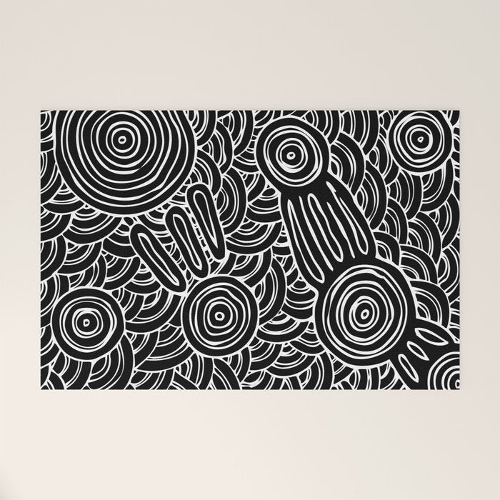 Aboriginal Art Authentic - Meeting Places Welcome Mat Gallery Image 1