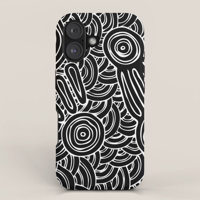 Aboriginal Art Authentic - Meeting Places iPhone Case Gallery Image 1