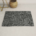 Aboriginal Art Authentic - Meeting Places Rug Gallery Image 1