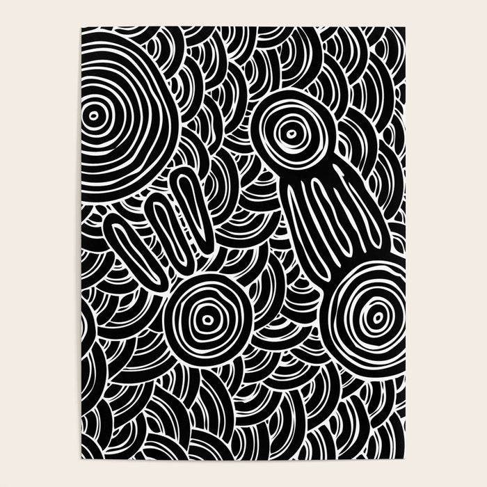 Aboriginal Art Authentic - Meeting Places Poster Gallery Image 1