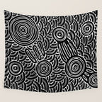 Aboriginal Art Authentic - Meeting Places Wall Tapestry Gallery Image 4