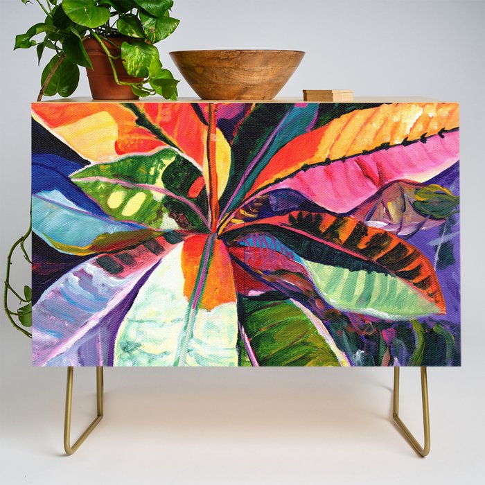 Kauai Croton Leaves Credenza Gallery Image 1