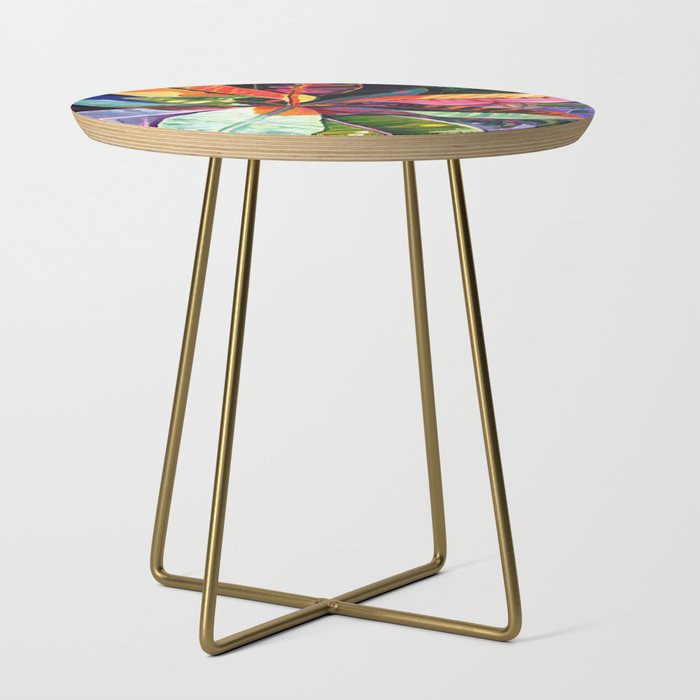 Kauai Croton Leaves Side Table Gallery Image 1