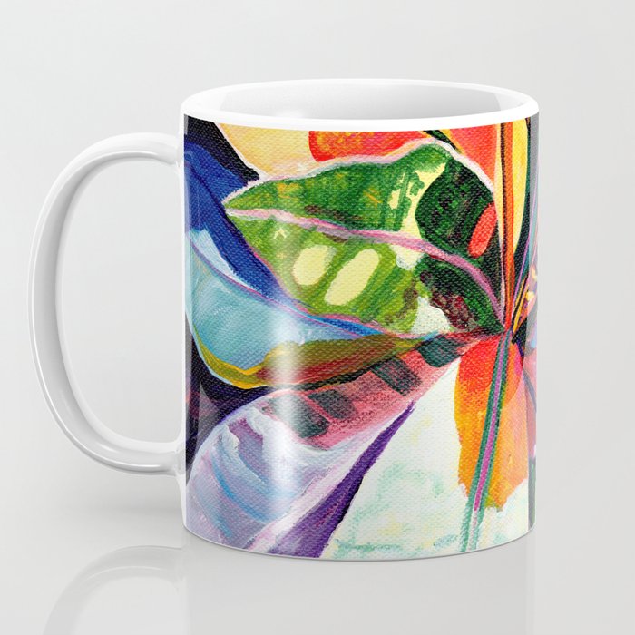 Kauai Croton Leaves Coffee Mug Gallery Image 3
