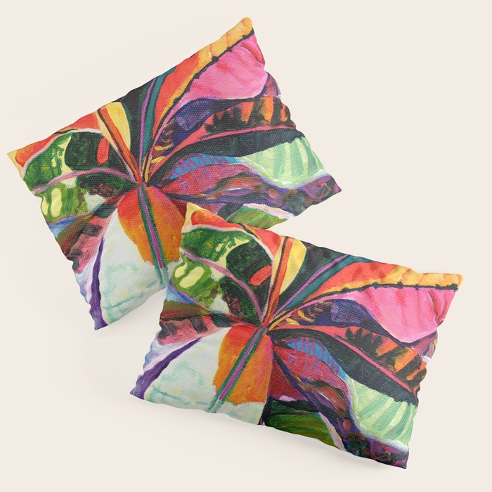 Kauai Croton Leaves Pillow Sham