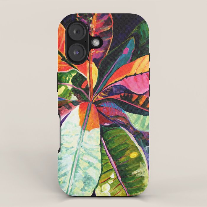 Kauai Croton Leaves iPhone Case Gallery Image 1