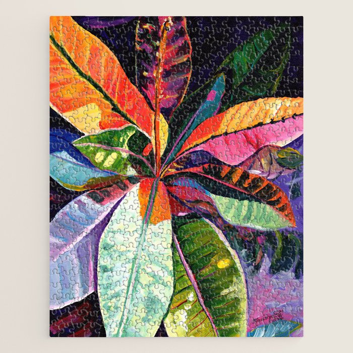 Kauai Croton Leaves Jigsaw Puzzle Gallery Image 1